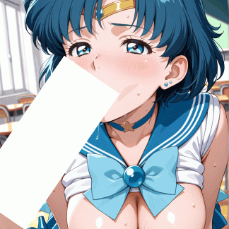 セーラームー〇 水野 亜美風 ポスター同人アート 0723 (210)