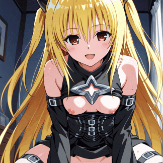 To LOV〇 ヤミ風 ポスター アニメ エロ 美乳 グラビア ファンアート 同人アート 0607 (54)