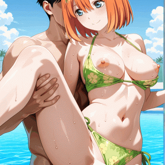 五等分の花〇 四葉風 ポスター ファンアート 同人アート 0616 (133)