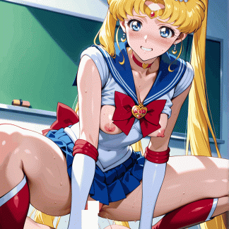 セーラームー〇 月野 うさぎ風 ポスター 同人アート 0723 (183)