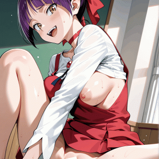 ゲゲゲの鬼〇郎 猫娘風 ポスター アニメ エロ 美乳 グラビア ファンアート 同人アート 0510 (97)