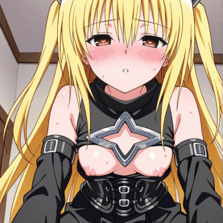To LOV〇 ヤミ風 ポスター アニメ エロ 美乳 グラビア ファンアート 同人アート 0607 (141)