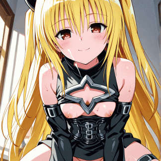 To LOV〇 ヤミ風 ポスター アニメ エロ 美乳 グラビア ファンアート 同人アート 0607 (108)