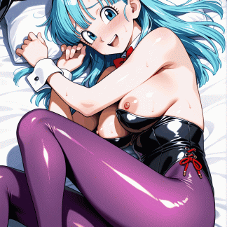 ドラゴ〇ボール ブルマ風 ポスター アニメ エロ 美乳 グラビア ファンアート 同人アート 0518 (186)