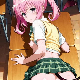 To LOV〇 ナナ風 ポスター アニメ エロ 美乳 グラビア ファンアート 同人アート 0608 (115)