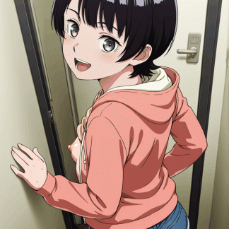 あか〇噺 桜咲朱音風 ポスター アニメ 同人アート 0719 (72)