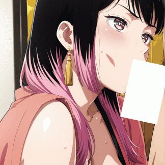 あか〇噺 桜咲朱音風 ポスター アニメ 同人アート 0718 (367)