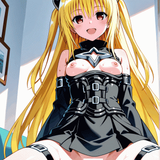 To LOV〇 ヤミ風 ポスター アニメ エロ 美乳 グラビア ファンアート 同人アート 0607 (11)