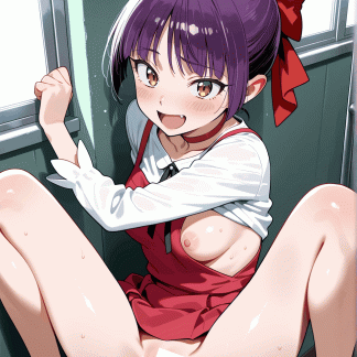 ゲゲゲの鬼〇郎 猫娘風 ポスター アニメ エロ 美乳 グラビア ファンアート 同人アート 0510 (178)