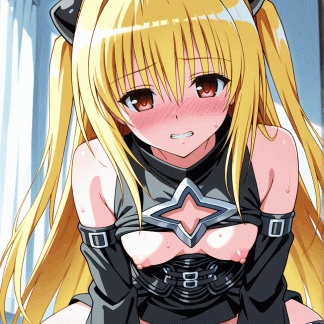 To LOV〇 ヤミ風 ポスター アニメ エロ 美乳 グラビア ファンアート 同人アート 0607 (12)