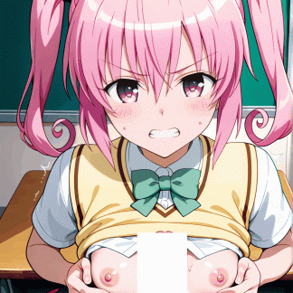 To LOV〇 ナナ風 ポスター アニメ エロ 美乳 グラビア ファンアート 同人アート 0608 (38)