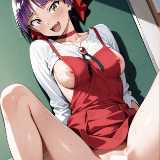 ゲゲゲの鬼〇郎 猫娘風 ポスター アニメ エロ 美乳 グラビア ファンアート 同人アート 0510 (196)