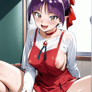 ゲゲゲの鬼〇郎 猫娘風 ポスター アニメ エロ 美乳 グラビア ファンアート 同人アート 0510 (13)