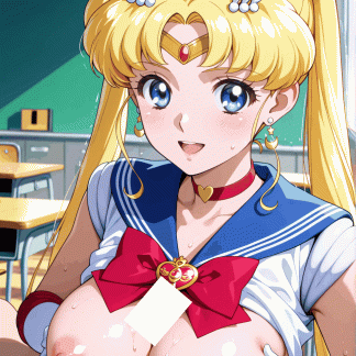 セーラームー〇 月野 うさぎ風 ポスター 同人アート 0723 (79)