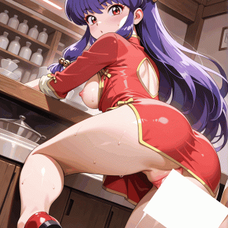 らんま1／〇 シャンプー風 ポスター ファンアート 同人アート 0623 (290)