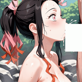 鬼滅の〇 竈門禰豆子(人間)風 ポスター 同人アート 0812 (263)
