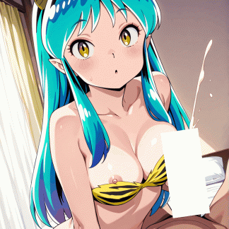 うる星〇つら ラム風 ポスター ファンアート 同人アート 0827(28)