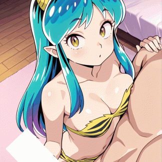 うる星〇つら ラム風 ポスター ファンアート 同人アート 0827(15)