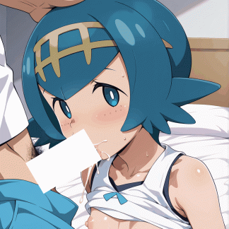 ポケモ〇 スイレン風 ポスターファンアート 同人アート 0802(20)