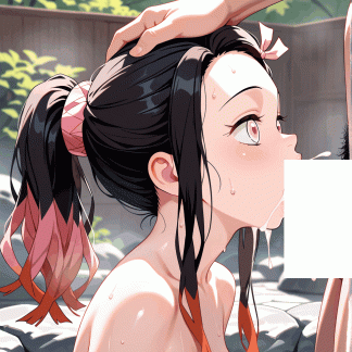 鬼滅の〇 竈門禰豆子(人間)風 ポスター 同人アート 0812 (255)