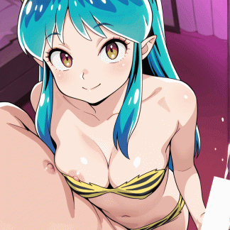 うる星〇つら ラム風 ポスター ファンアート 同人アート 0827(24)