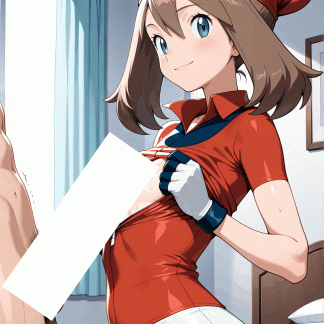 ポケモ〇 ハルカ風 ポスターファンアート 同人アート 0924(101)