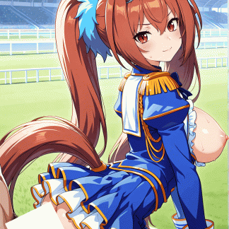 ウマ〇 ダイワスカーレット風 ポスター 同人アート 0924 (148)