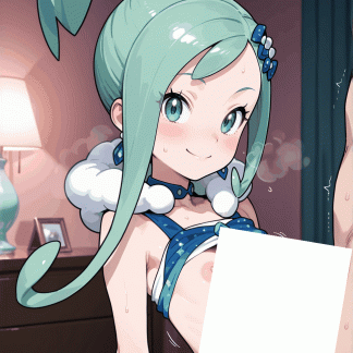ポケモ〇 ルチア風 ポスターファンアート 同人アート 0924(17)