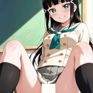 ラブライ〇 サンシャイン 黒澤 ダイヤ風 ポスター 同人アート 1026(73)
