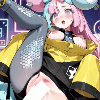 ポケモ〇 ナンジャモ風 ポスターファンアート 同人アート 1020(91)