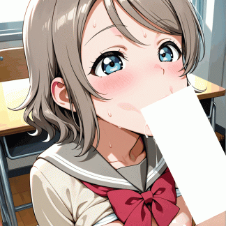 ラブライ〇 サンシャイン 渡辺 曜風 ポスター 同人アート 1020 (70)